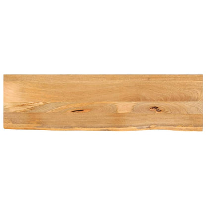 vidaXL Plateau de table à bord naturel 140x20x2,5 cm Bois de manguier massif