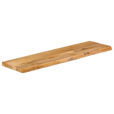 vidaXL Plateau de table à bord naturel 140x20x2,5 cm Bois de manguier massif