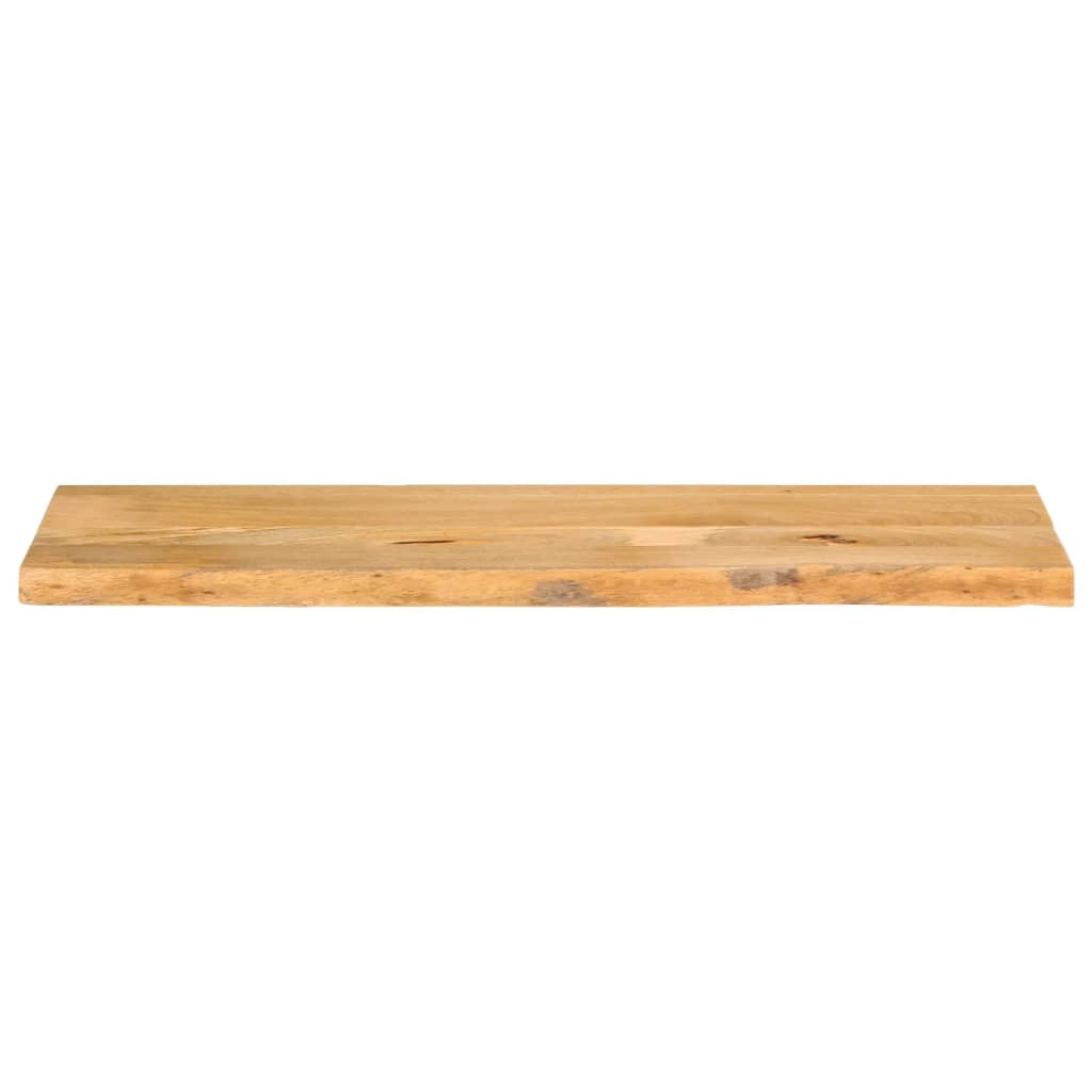 vidaXL Plateau de table à bord naturel 140x20x2,5 cm Bois de manguier massif
