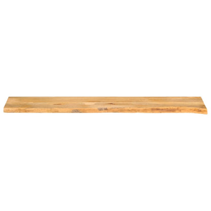 vidaXL Tischplatte mit Baumkante 160x20x2,5 cm Massivholz Mango