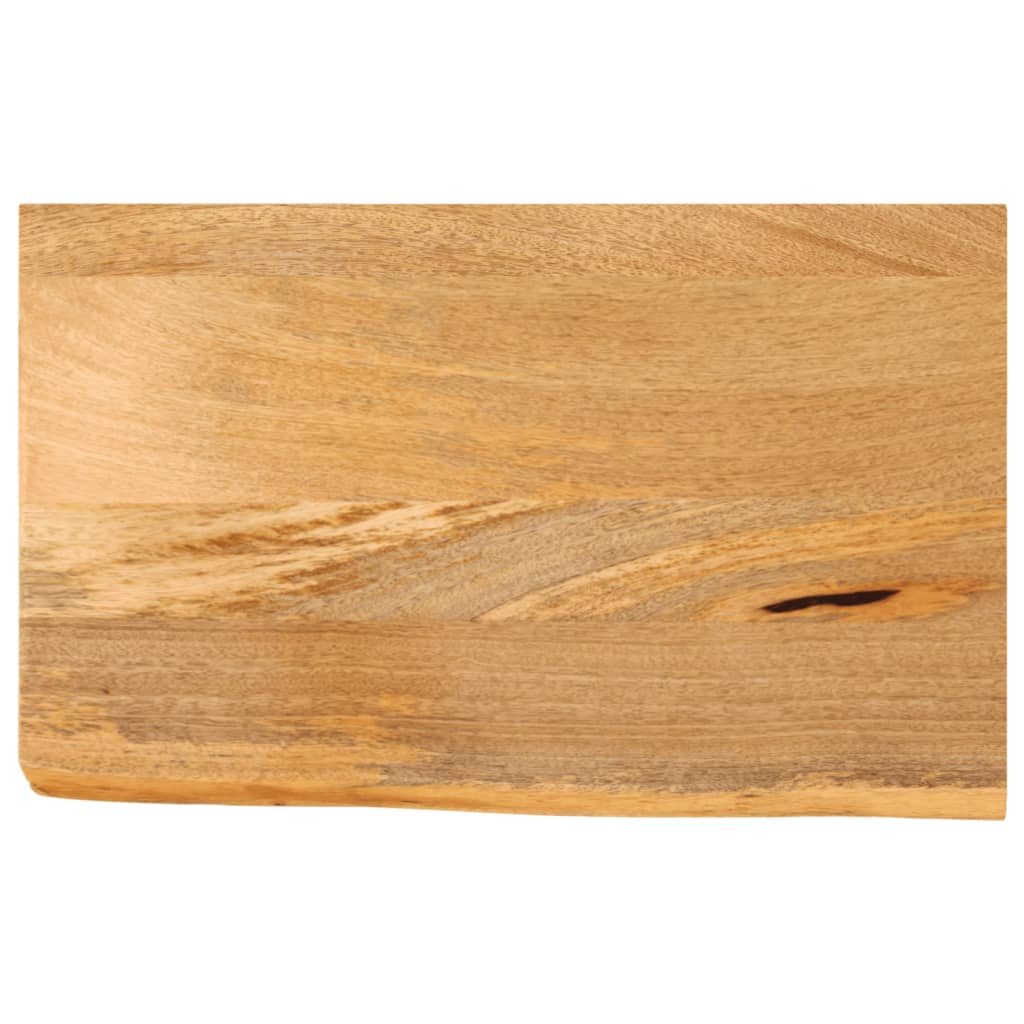 vidaXL Plateau de table à bord naturel 40x30x2,5 cm Bois de manguier massif