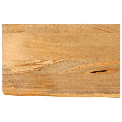 vidaXL Plateau de table à bord naturel 40x30x2,5 cm Bois de manguier massif