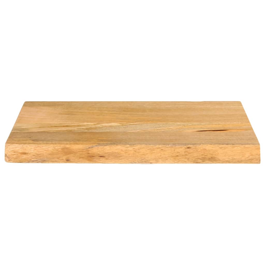 vidaXL Plateau de table à bord naturel 40x30x2,5 cm Bois de manguier massif