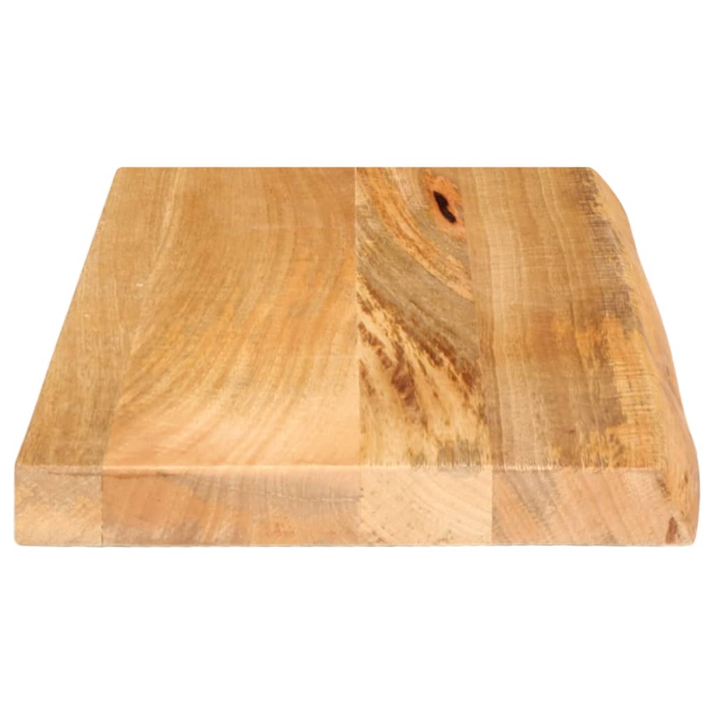 vidaXL Plateau de table à bord naturel 40x30x2,5 cm Bois de manguier massif