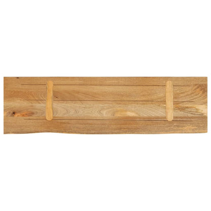 vidaXL Plateau de table avec bords naturels 120x30x2,5 cm Bois de manguier massif