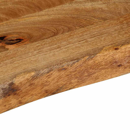 vidaXL Tischplatte mit Baumkante 90x40x2,5 cm Massivholz Mango