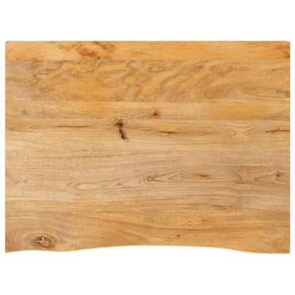 vidaXL Tischplatte mit Baumkante 90x60x2,5 cm Massivholz Mango