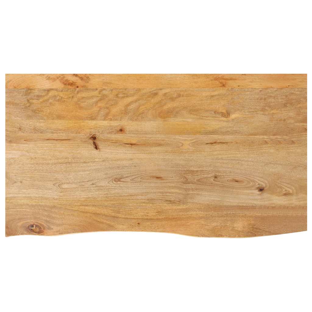 vidaXL Plateau de table à bord vif 120x60x2,5 cm Bois de manguier massif