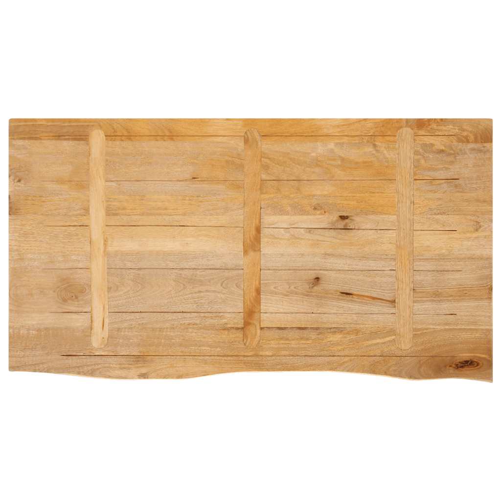 vidaXL Plateau de table à bord vif 120x60x2,5 cm Bois de manguier massif