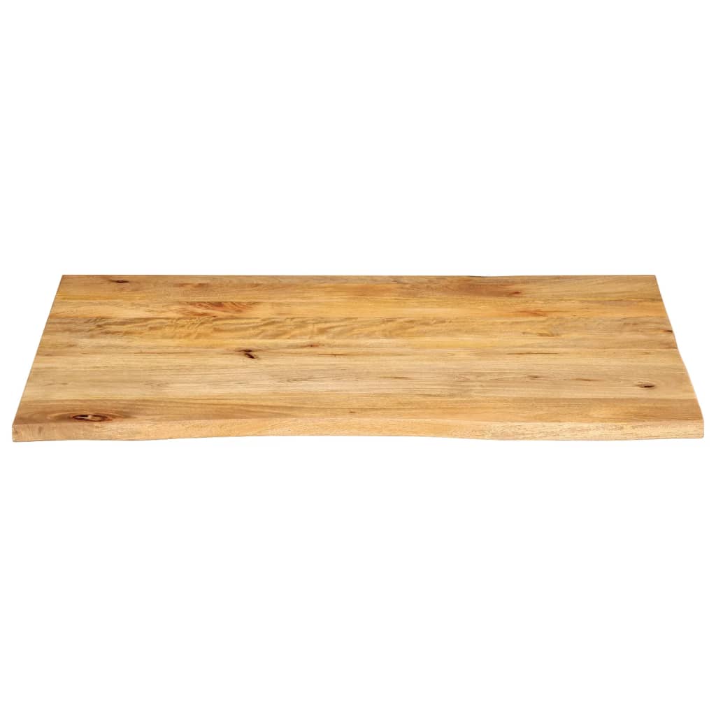 vidaXL Plateau de table avec bords naturels 110x80x2,5 cm Bois de manguier massif