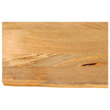 vidaXL Plateau de table avec bords naturels 60x20x3,8 cm Bois de manguier massif