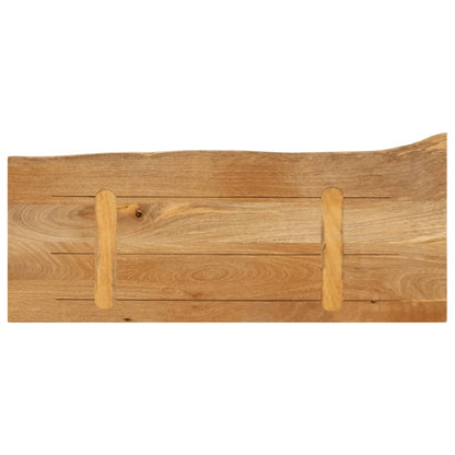 vidaXL Tischplatte mit Baumkante 70x20x3,8 cm Massivholz Mango