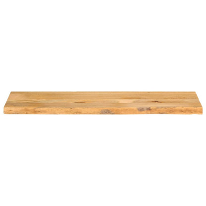 vidaXL Plateau de table à bords naturels 110x20x3,8 cm Bois de manguier massif