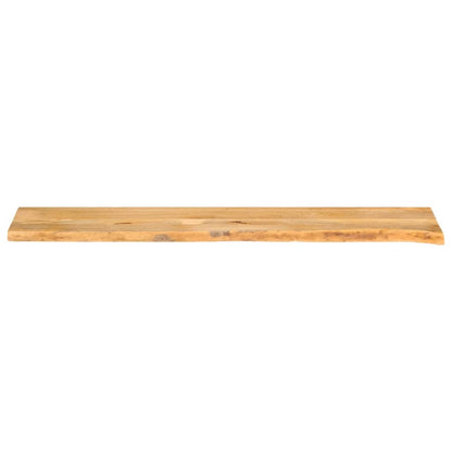 vidaXL Plateau de table à bords naturels 160x20x3,8 cm Bois de manguier massif