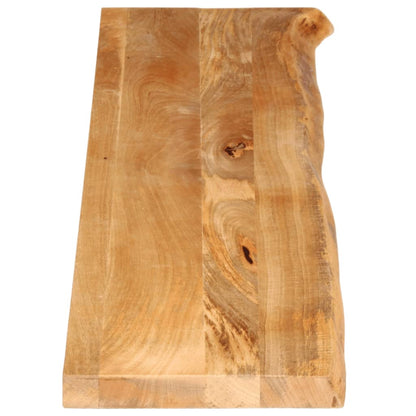 vidaXL Plateau de table avec bords naturels 180x30x3,8 cm Bois de manguier massif