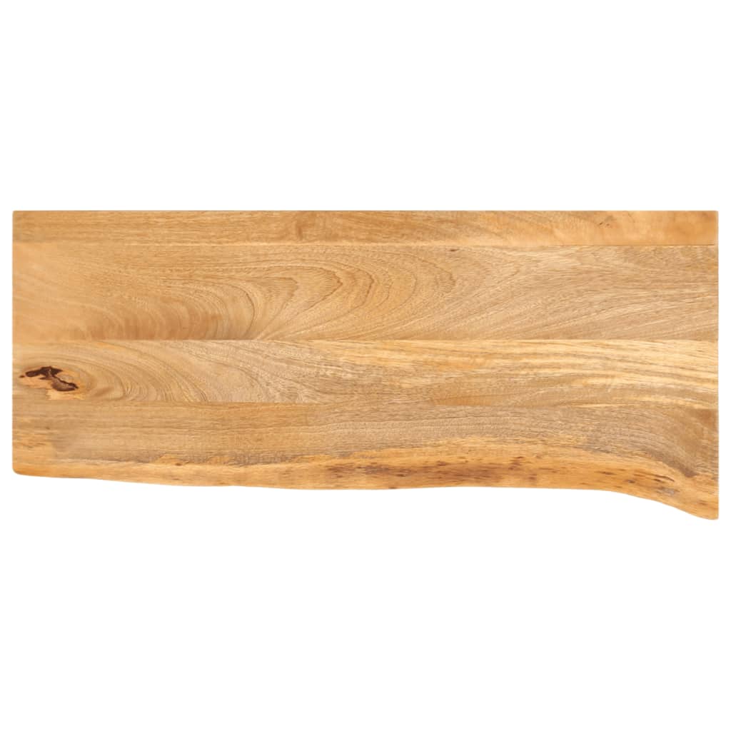 vidaXL Tischplatte mit Baumkante 70x40x3,8 cm Massivholz Mango