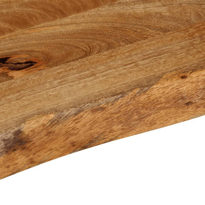 vidaXL Tischplatte mit Baumkante 70x40x3,8 cm Massivholz Mango