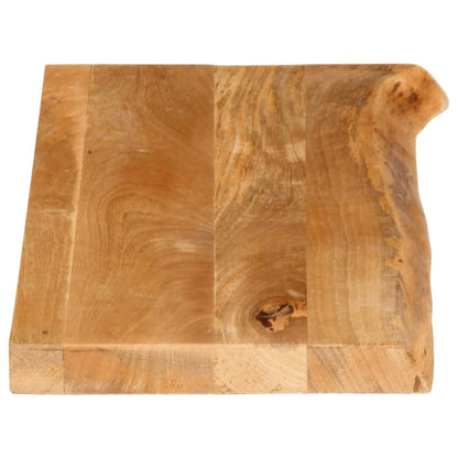 vidaXL Plateau de table à bord naturel 90x40x3,8 cm en bois de manguier massif