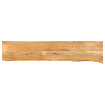 vidaXL Plateau de table avec bords naturels 160x40x3,8 cm Bois de manguier massif
