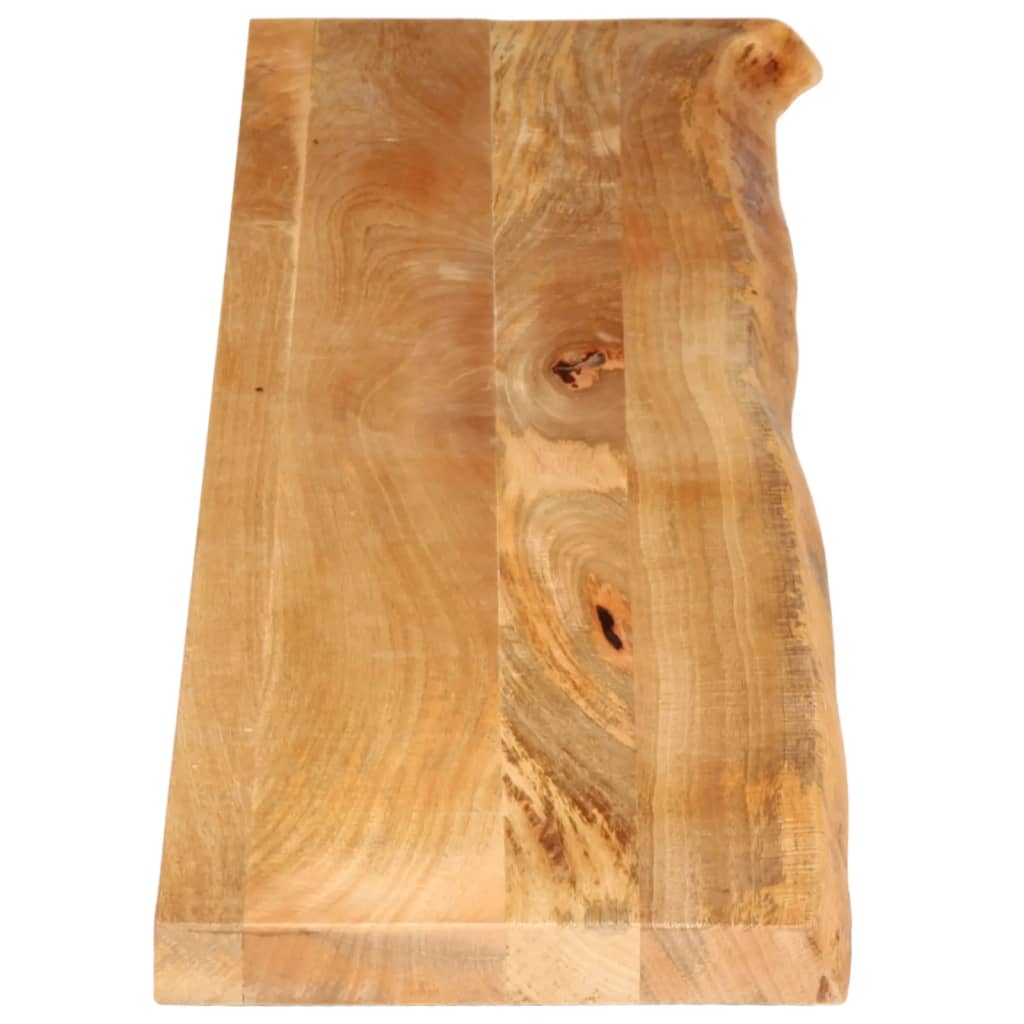 vidaXL Plateau de table avec bords naturels 160x40x3,8 cm Bois de manguier massif