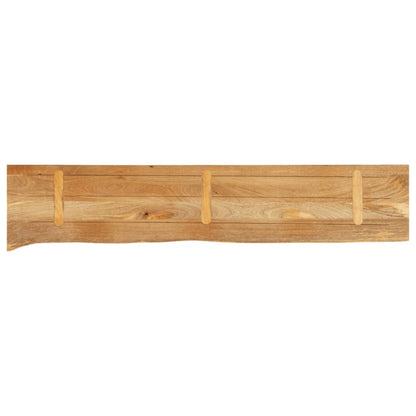 vidaXL Plateau de table avec bords naturels 160x40x3,8 cm Bois de manguier massif