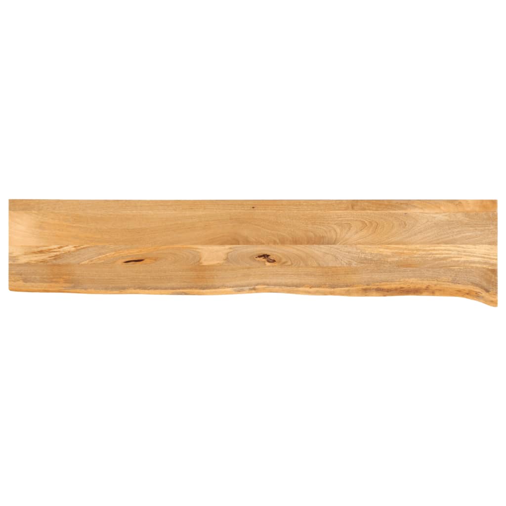 vidaXL Tischplatte mit Baumkante 180x40x3,8 cm Massivholz Mango