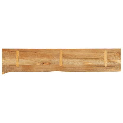 vidaXL Tischplatte mit Baumkante 180x40x3,8 cm Massivholz Mango