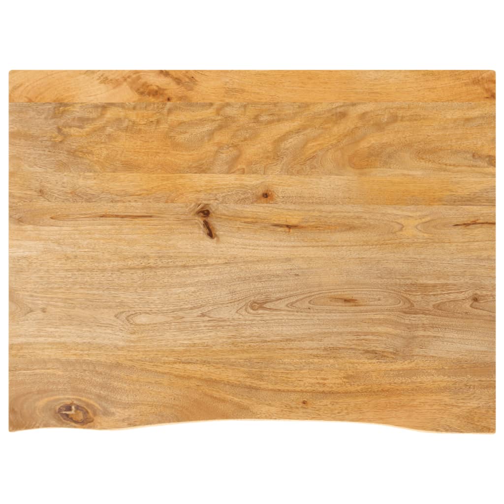 vidaXL Plateau de table à bord vif 70x60x3,8 cm en bois de manguier massif