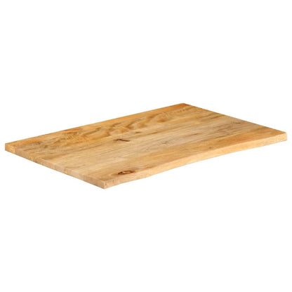 vidaXL Plateau de table à bord vif 70x60x3,8 cm en bois de manguier massif