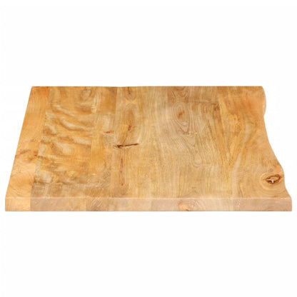 vidaXL Plateau de table à bord vif 70x60x3,8 cm en bois de manguier massif