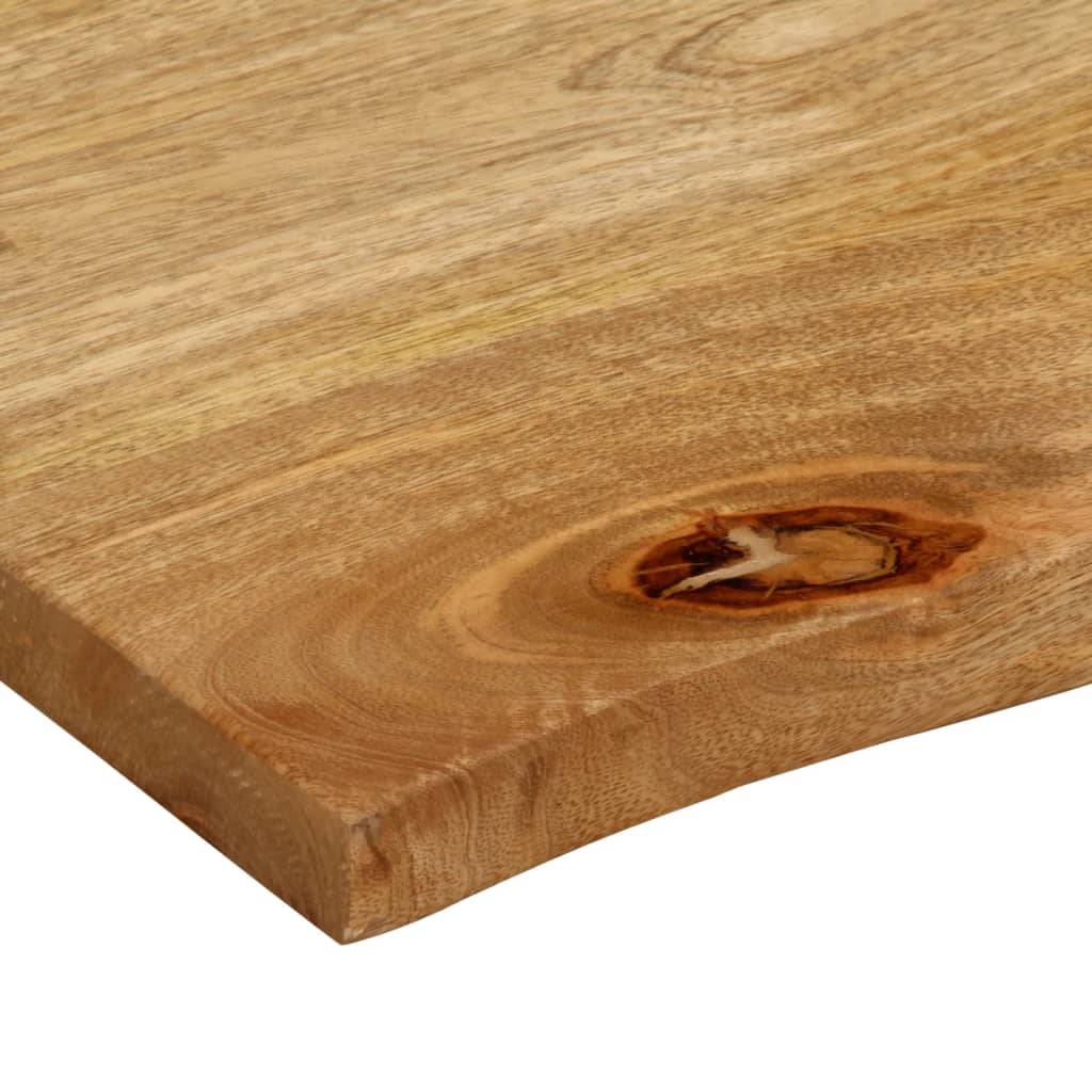 vidaXL Plateau de table à bord vif 70x60x3,8 cm en bois de manguier massif
