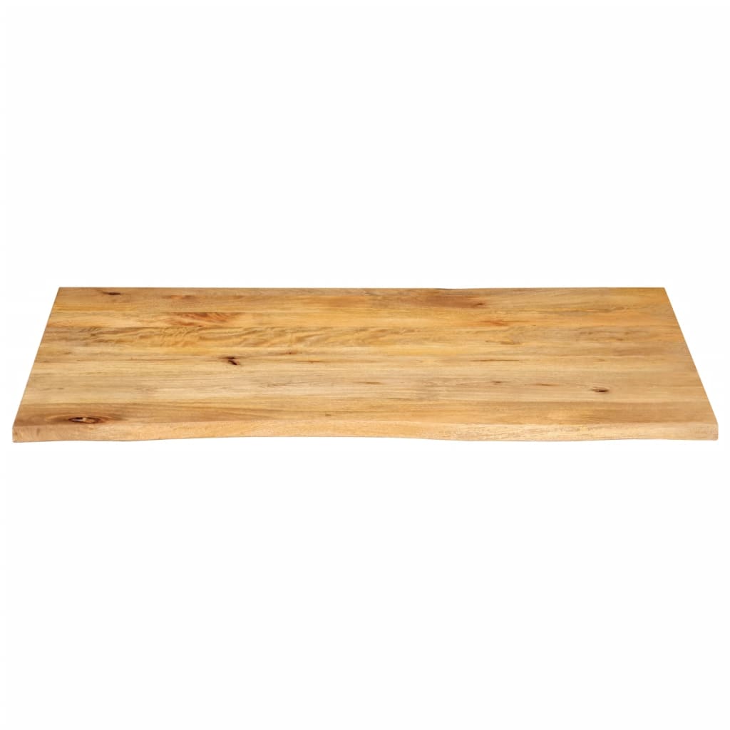 vidaXL Plateau de table avec bord naturel 100x60x3,8 cm Bois de manguier massif