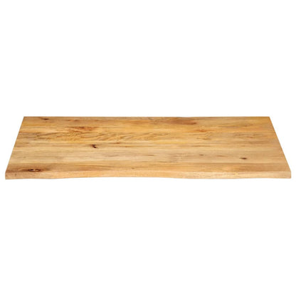 vidaXL Tischplatte mit Baumkante 120x60x3,8 cm Massivholz Mango