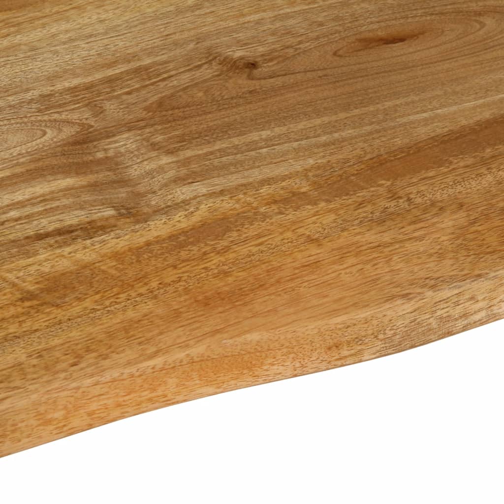 vidaXL Tischplatte mit Baumkante 120x60x3,8 cm Massivholz Mango