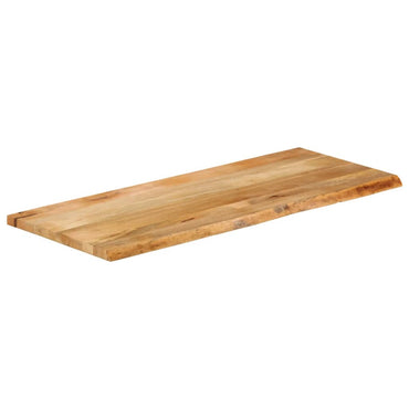 vidaXL Plateau de table à bord naturel 140x60x3,8 cm Bois de manguier massif