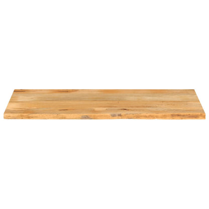 vidaXL Plateau de table à bord naturel 140x60x3,8 cm Bois de manguier massif