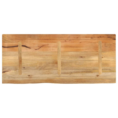 vidaXL Plateau de table à bord naturel 140x60x3,8 cm Bois de manguier massif