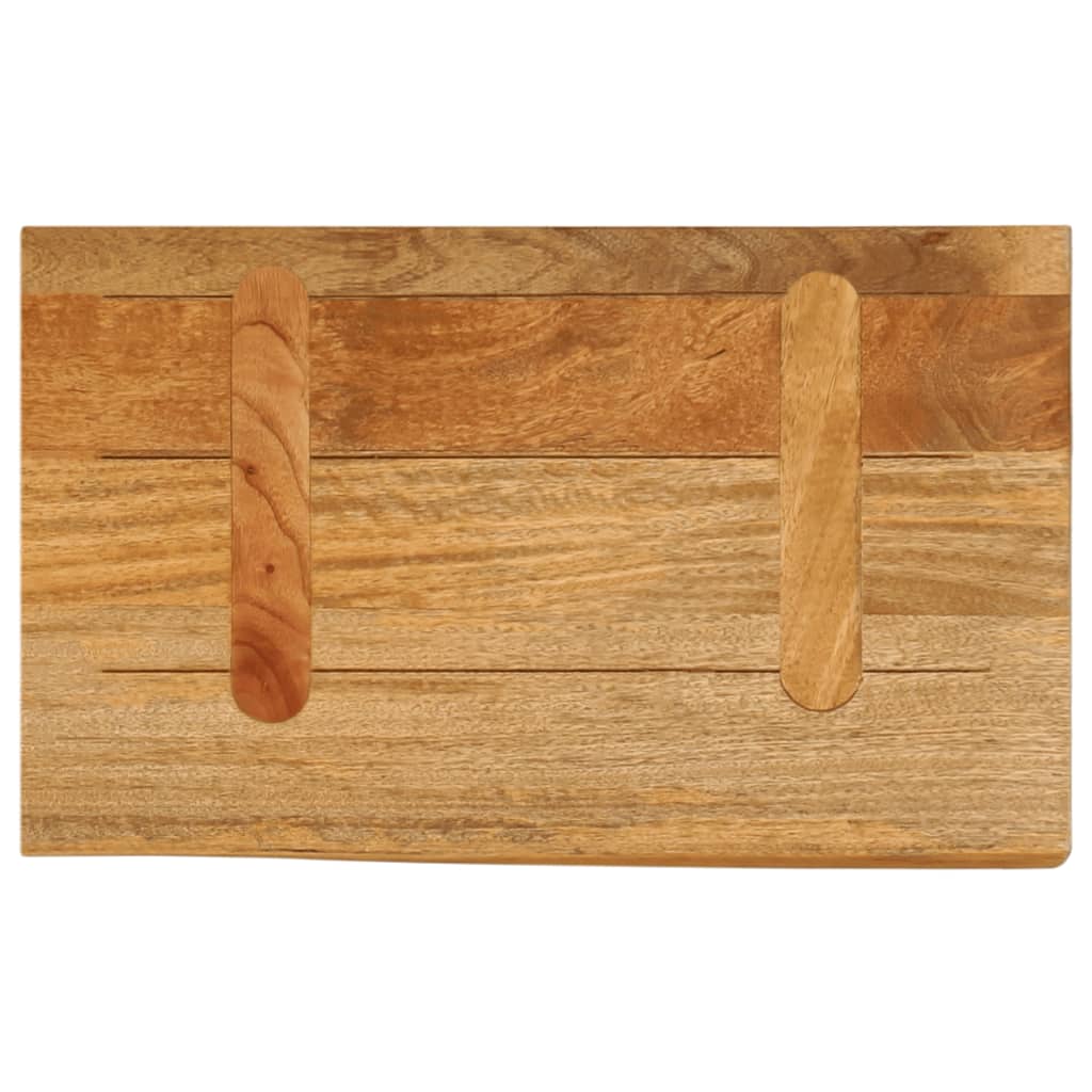 vidaXL Tischplatte mit Baumkante 50x30x2,5 cm Massivholz Mango