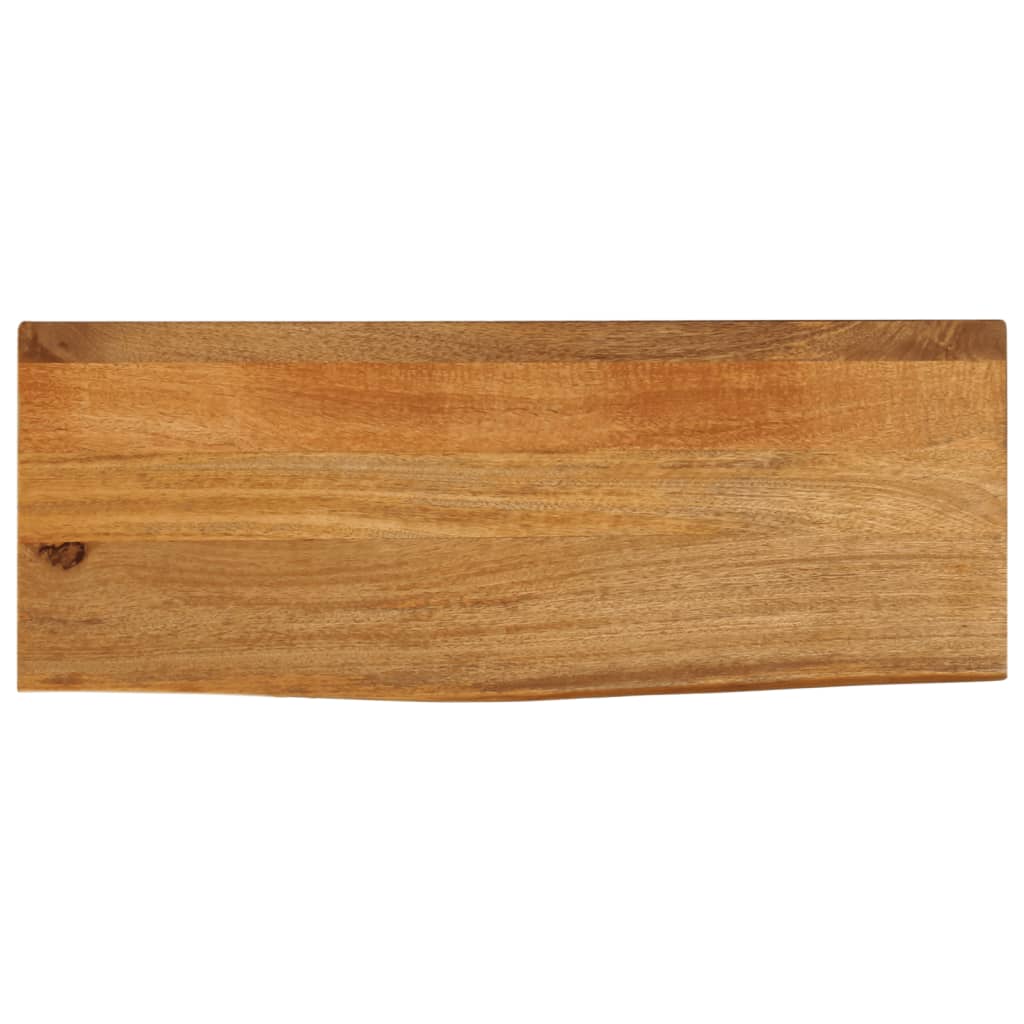 vidaXL Plateau de table à bord vif 70x30x2,5 cm Bois de manguier massif