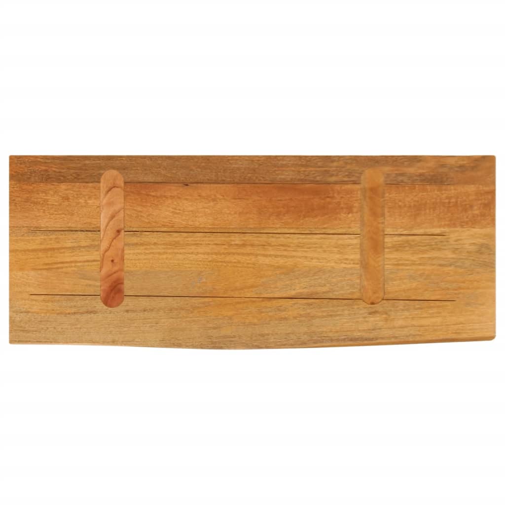 vidaXL Plateau de table à bord vif 70x30x2,5 cm Bois de manguier massif