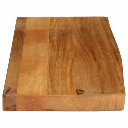 vidaXL Tischplatte mit Baumkante 80x30x2,5 cm Massivholz Mango