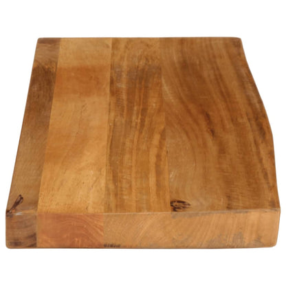 vidaXL Tischplatte mit Baumkante 90x30x2,5 cm Massivholz Mango