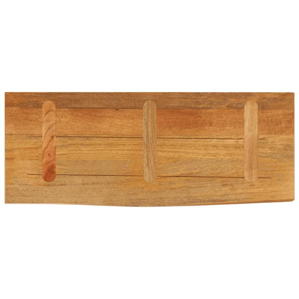 vidaXL Tischplatte mit Baumkante 90x30x2,5 cm Massivholz Mango
