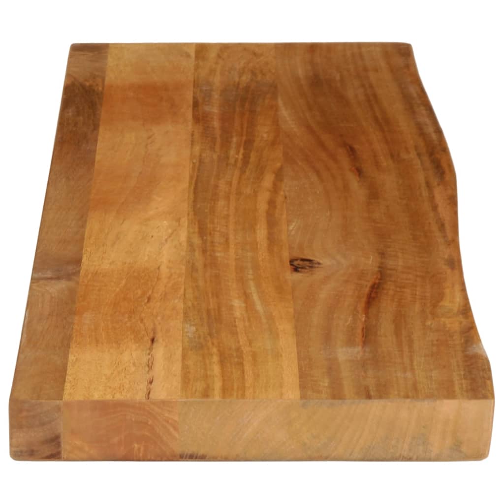 vidaXL Tischplatte mit Baumkante 100x30x2,5 cm Massivholz Mango