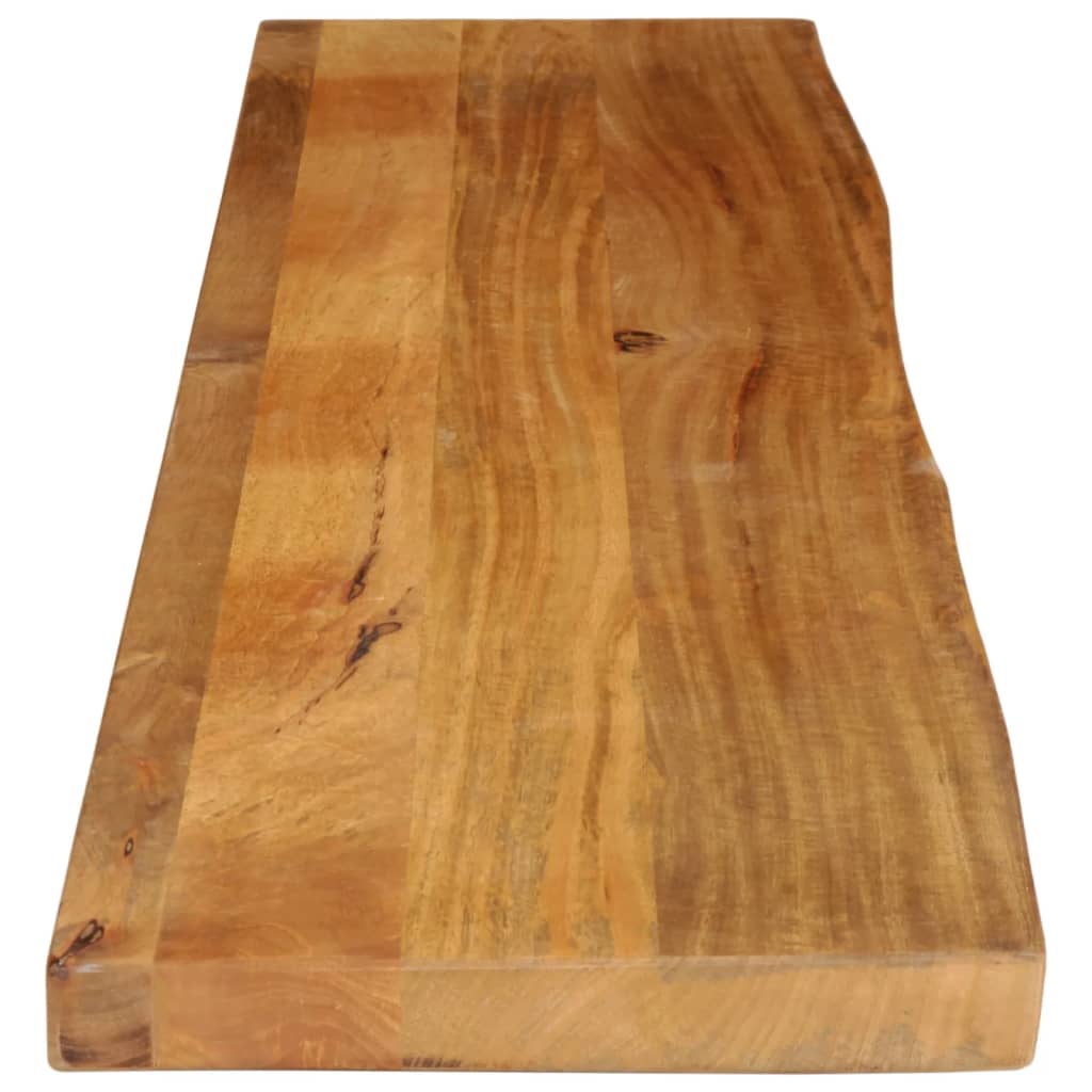 vidaXL Plateau de table avec bords naturels 160x30x2,5 cm Bois de manguier massif