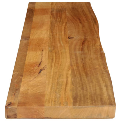 vidaXL Plateau de table avec bords naturels 160x30x2,5 cm Bois de manguier massif