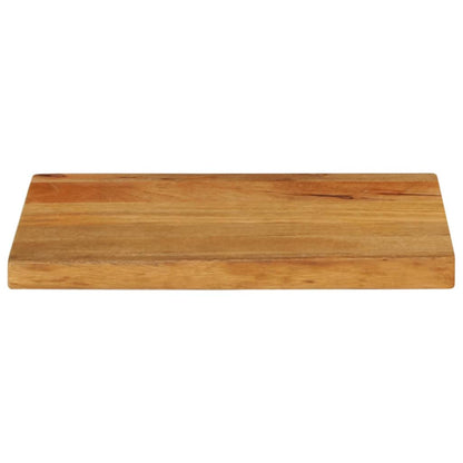 vidaXL Plateau de table avec bords naturels 60x40x2,5 cm Bois de manguier massif
