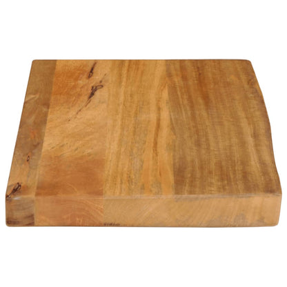vidaXL Plateau de table avec bords naturels 60x40x2,5 cm Bois de manguier massif