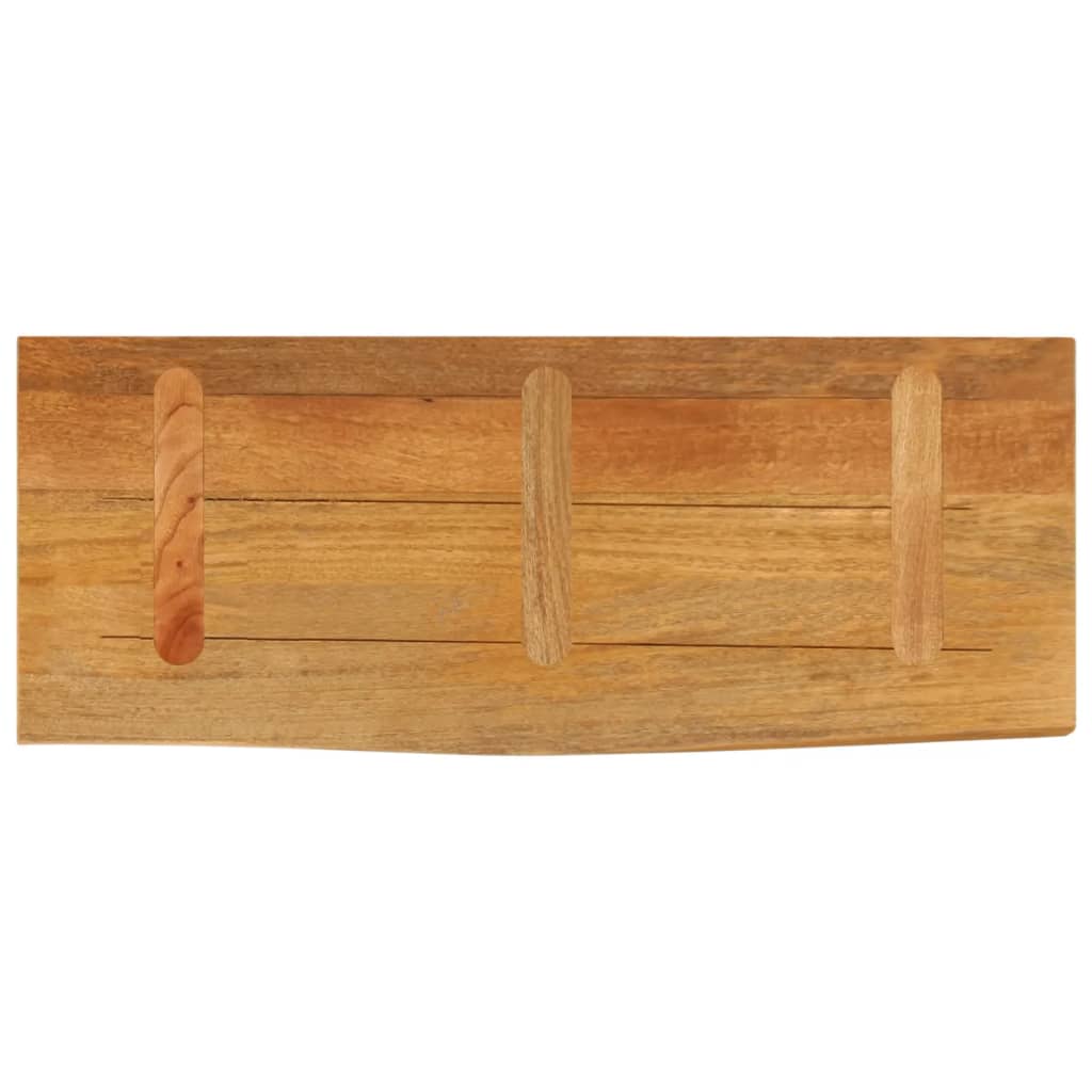 vidaXL Tischplatte mit Baumkante 90x40x2,5 cm Massivholz Mango