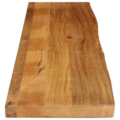 vidaXL Tischplatte mit Baumkante 180x40x2,5 cm Massivholz Mango